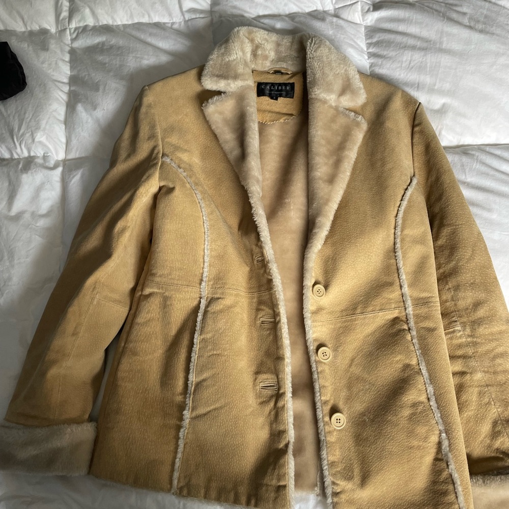 70s vintage suede coat